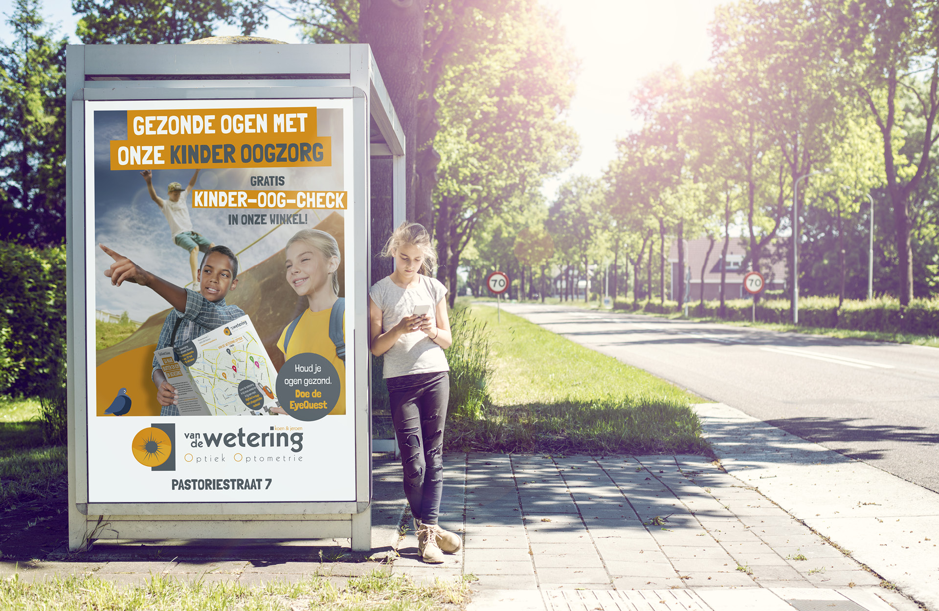 Van de Wetering EyeQuest abriposter