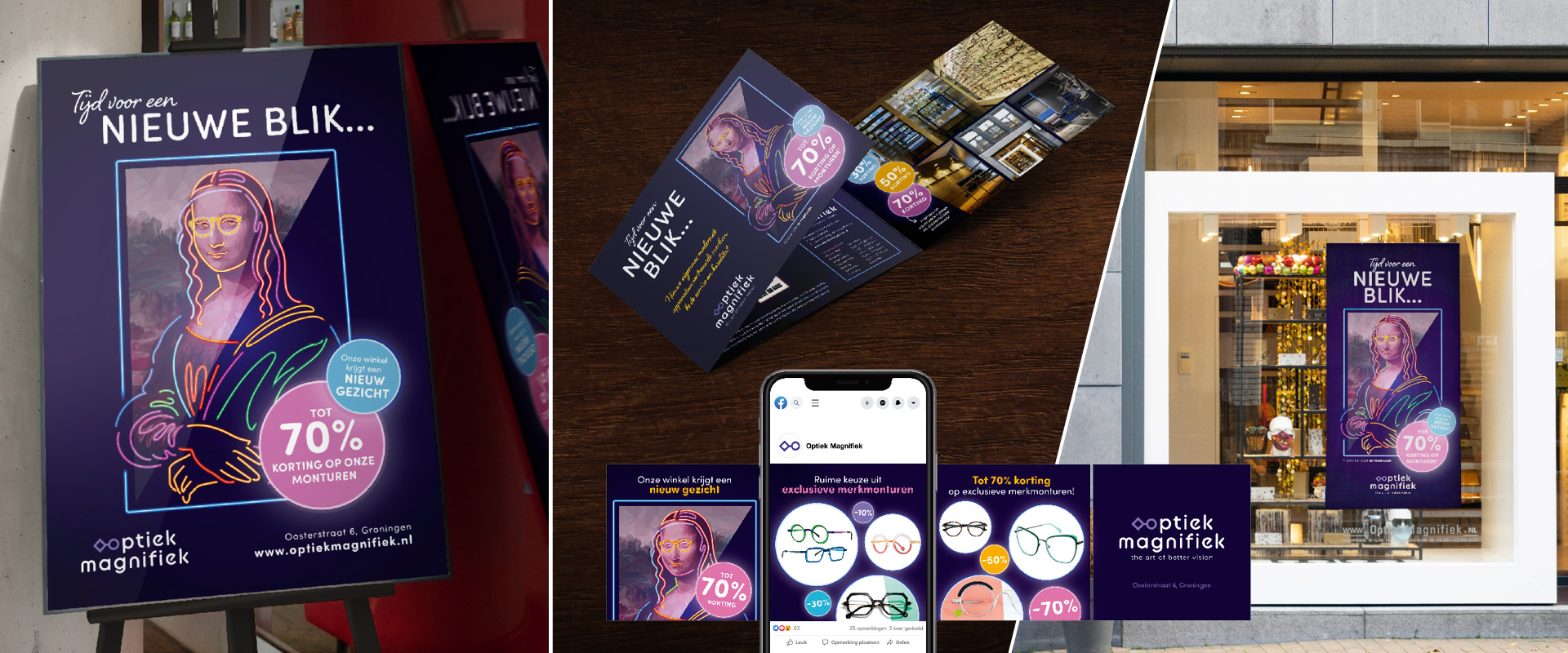 Optiek magnifiek branding & campagne